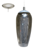 The Farsala 1lt pendant showcases a sleek, metallic reflective shade and stylish ceiling mount, making it an ideal choice for modern interiors.