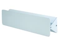 The Pivot wall light 6W is a white metal wall-mounted fixture with a rectangular shape and rounded edges, shown at an angle against a white background.