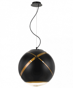 The Matrix 20 pendant, with a gold stripe, perfect for Melbourne lighting.