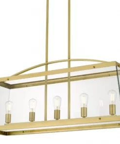 A Colair solid Antique brass 1 light fixture available at a lighting store.