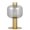 Modern gold and glass table lamp
