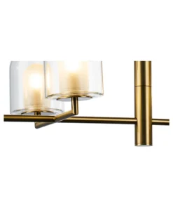 Euro 12 Light Pendant- Satin Brass - Image 2