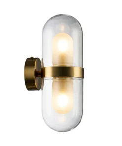Euro 2 Light- Satin Brass Wall Light
