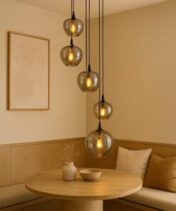 Edison 5 Light Pendant - Image 2