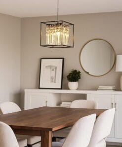 Tael Crystal Pendant- Small Black