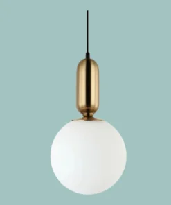 Deco Satin Brass Pendant (20 cm) - Image 2