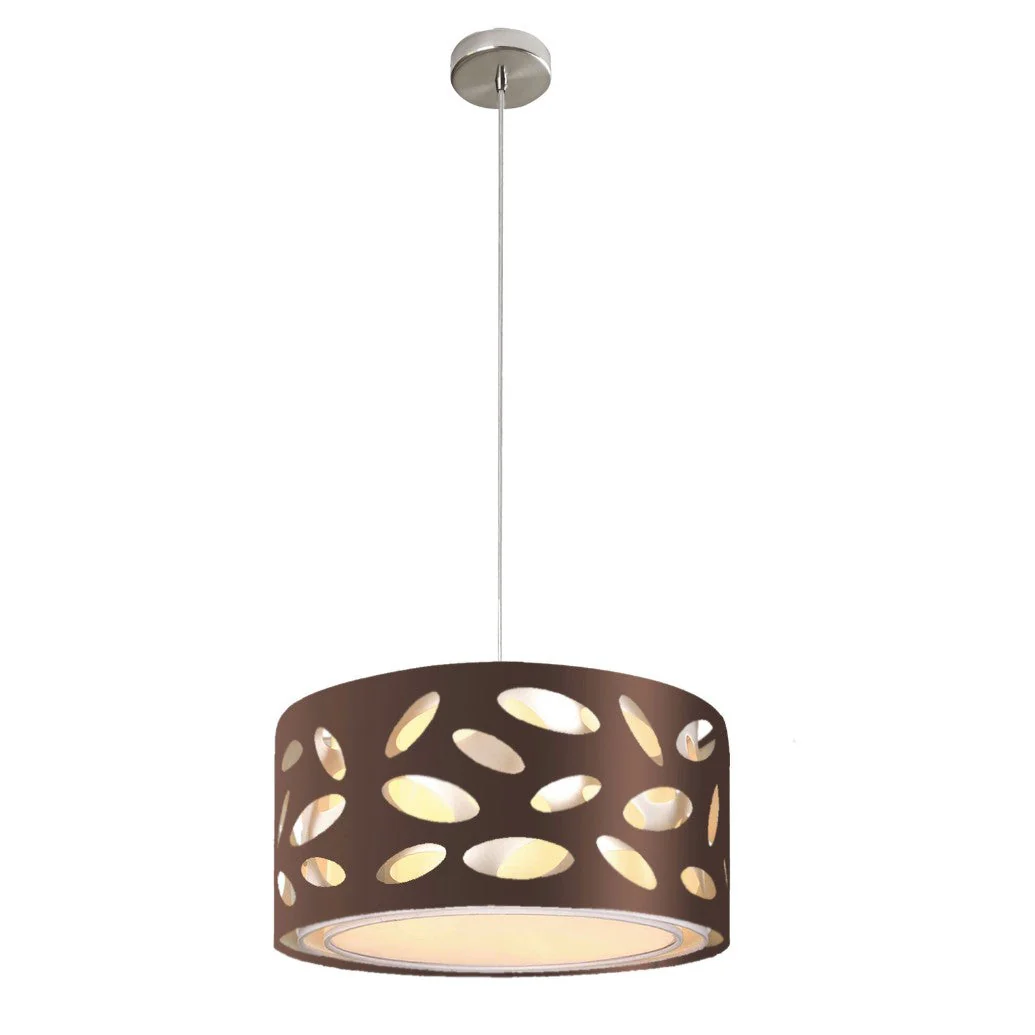 Carlo Chocolate Drum Pendant - 45CM - Image 2