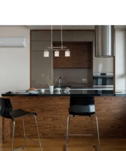 Alternative view of Cubo Crystal 3 Light Pendant